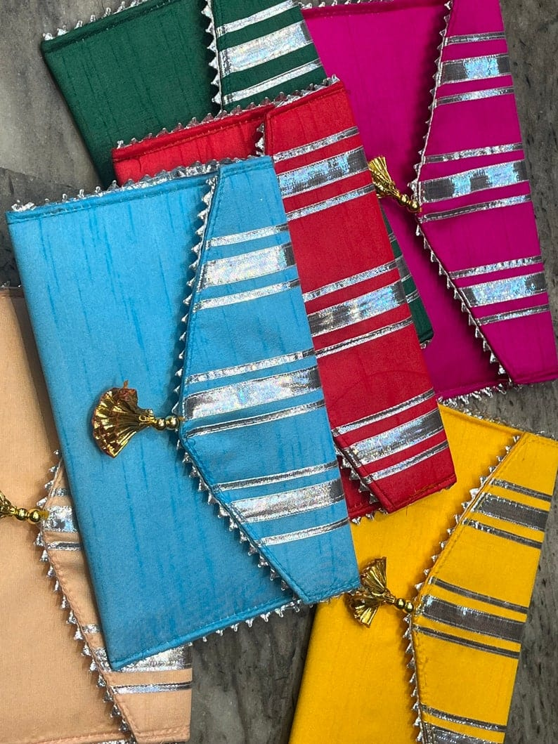 Wedding Favor Return Gift Clutch Bag, Indian Envelope Bag Gift For Her, Guest Gift Bag return gift party gift envelope bag