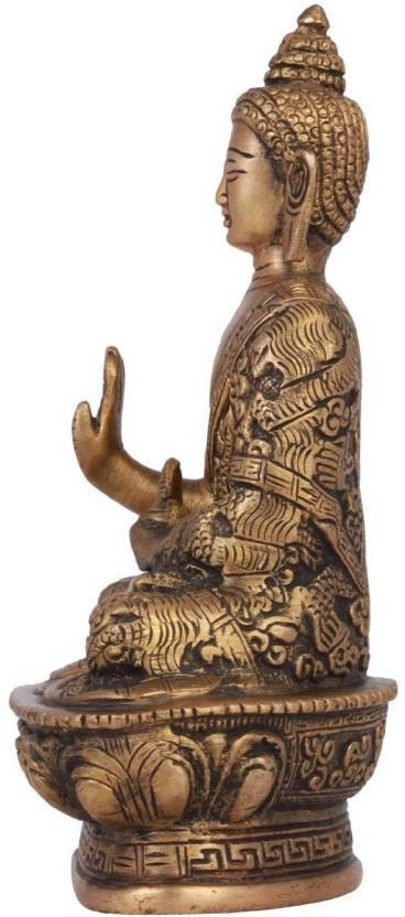 GIFT Lord Buddha Feng shui Thai Brass Premium Meditating Buddha Yoga room Decor/Buddha Statue/Figurine/Sculpture-20 cm(Brass)