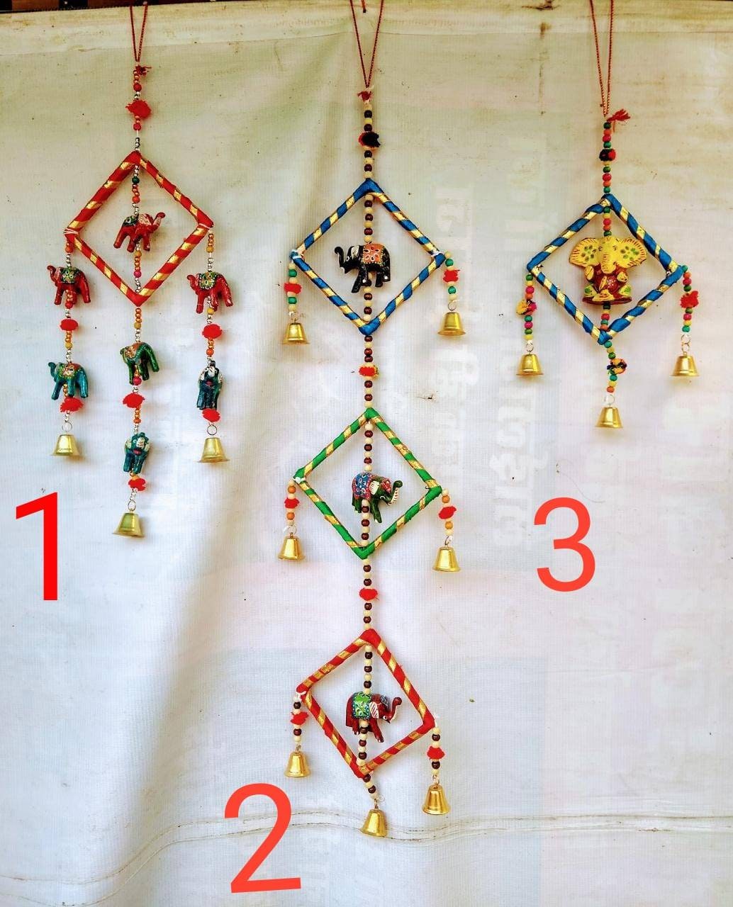 GIFT Door hanging diwali decratiom / festival decoration Christmas bells decorations, home and decor Christmas bells - 2 pc set