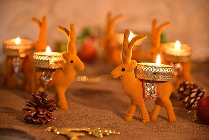 100 pc Elephant/Reindeer Tea light HOLDER/Candle Holder/Diwali diyas/ Diya set DIWALI/Pooja/home/festival/wedding/Christmas/party decoration