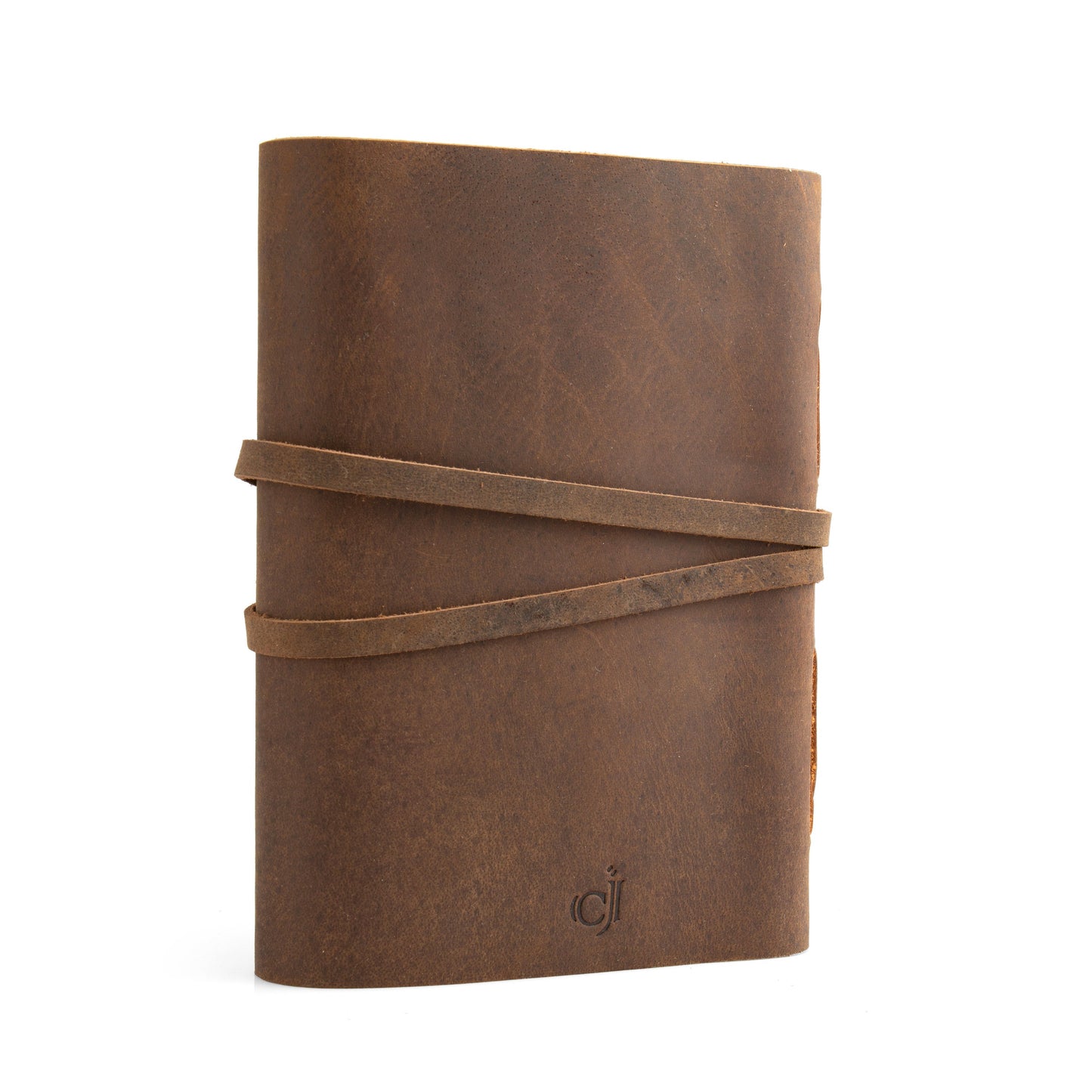 Leather Handmade Journal Notebook-Soft Rustic leather- Unlined Handmade thick Paper-travel diary-7x5&quot;Planner/customized diary