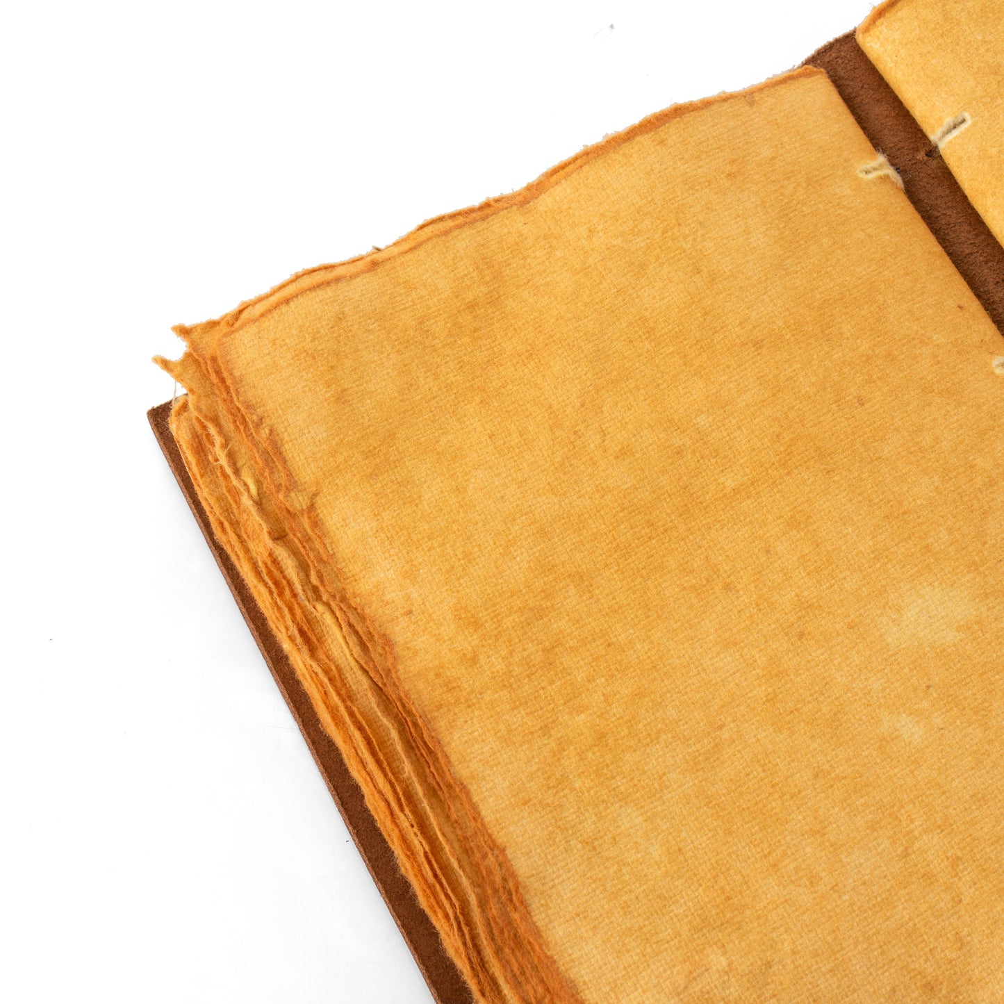 Leather Journal DECKLE EDGE  paper with Buckle Writing Notebook Antique Leather Daily Notepad for Men + Women,Travel diary Planner