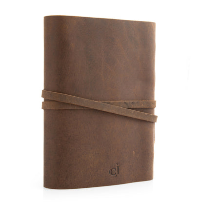 CHRISTMAS Gift Leather Handmade DECKLE EDGE paper Journal Notebook-Soft Rustic leather Paper-travel diary-8x6&quot;Planner diary