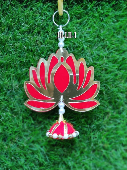 Lotus hanging for DIWALI Decoration/Lotus Back Drop Hanging/Lotus back drop decor/Temple Decor Door Hanging/Lotus Diwali/Navratri/Decor