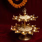 Diya urli candle stand/2 layer diya urli/Candle Festive Decor urli/urli with stand -Event/wedding/Diwali/Christmas decoration