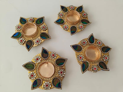 100 pc Diwali Tea light holder/candle holder/TEALIGHT holders/DIWALI diyas/Return gift/festival/wedding/christmas/party decoration