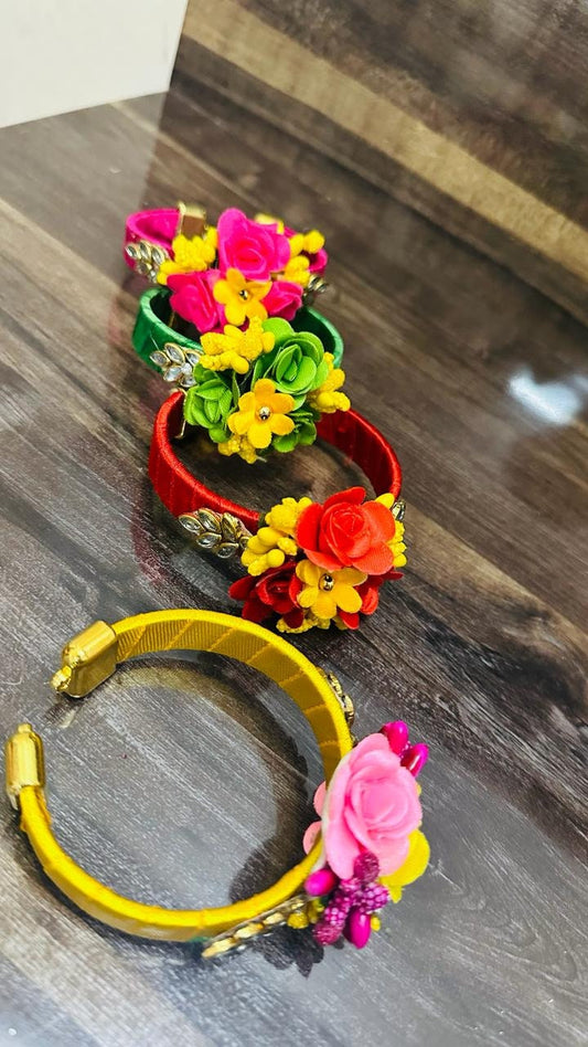 100 pcs flower bangles Women Bracelet/Sangeet Mehndi Indian Wedding bangles Mehendi/Wedding favours/give Away Bridal/Bridesmaid/Haldi/Gift